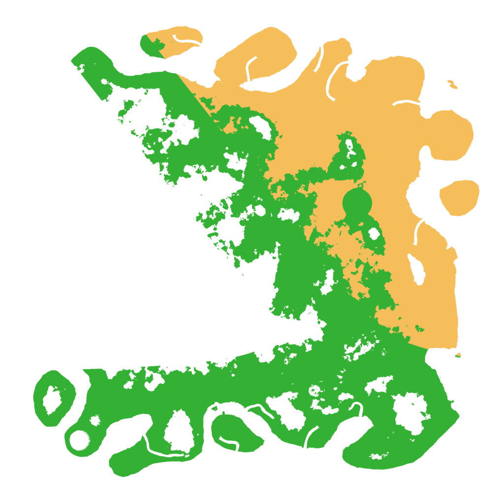 Biome Rust Map: Procedural Map, Size: 4500, Seed: 1061802585