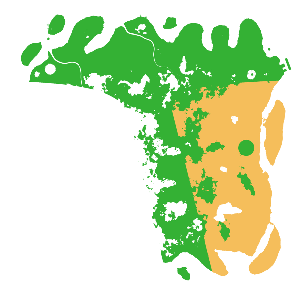 Biome Rust Map: Procedural Map, Size: 5000, Seed: 1702573477