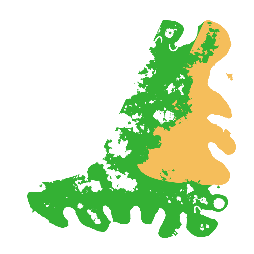 Biome Rust Map: Procedural Map, Size: 4100, Seed: 39603637