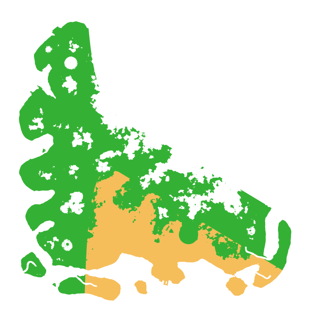 Biome Rust Map: Procedural Map, Size: 4400, Seed: 48397777
