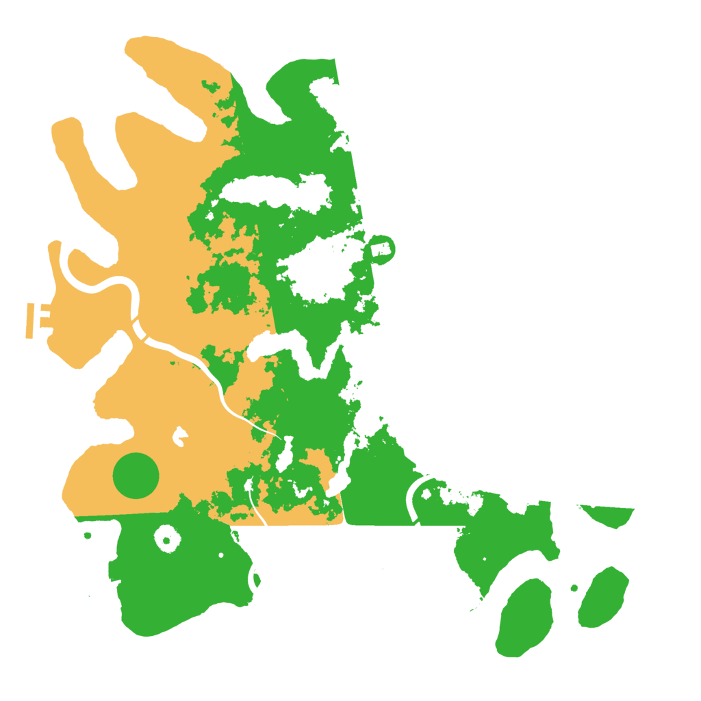 Biome Rust Map: Procedural Map, Size: 4000, Seed: 66801470