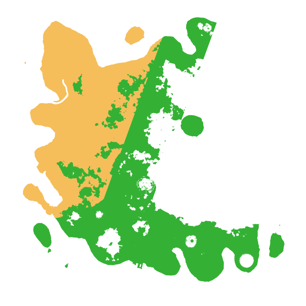 Biome Rust Map: Procedural Map, Size: 3900, Seed: 57542053