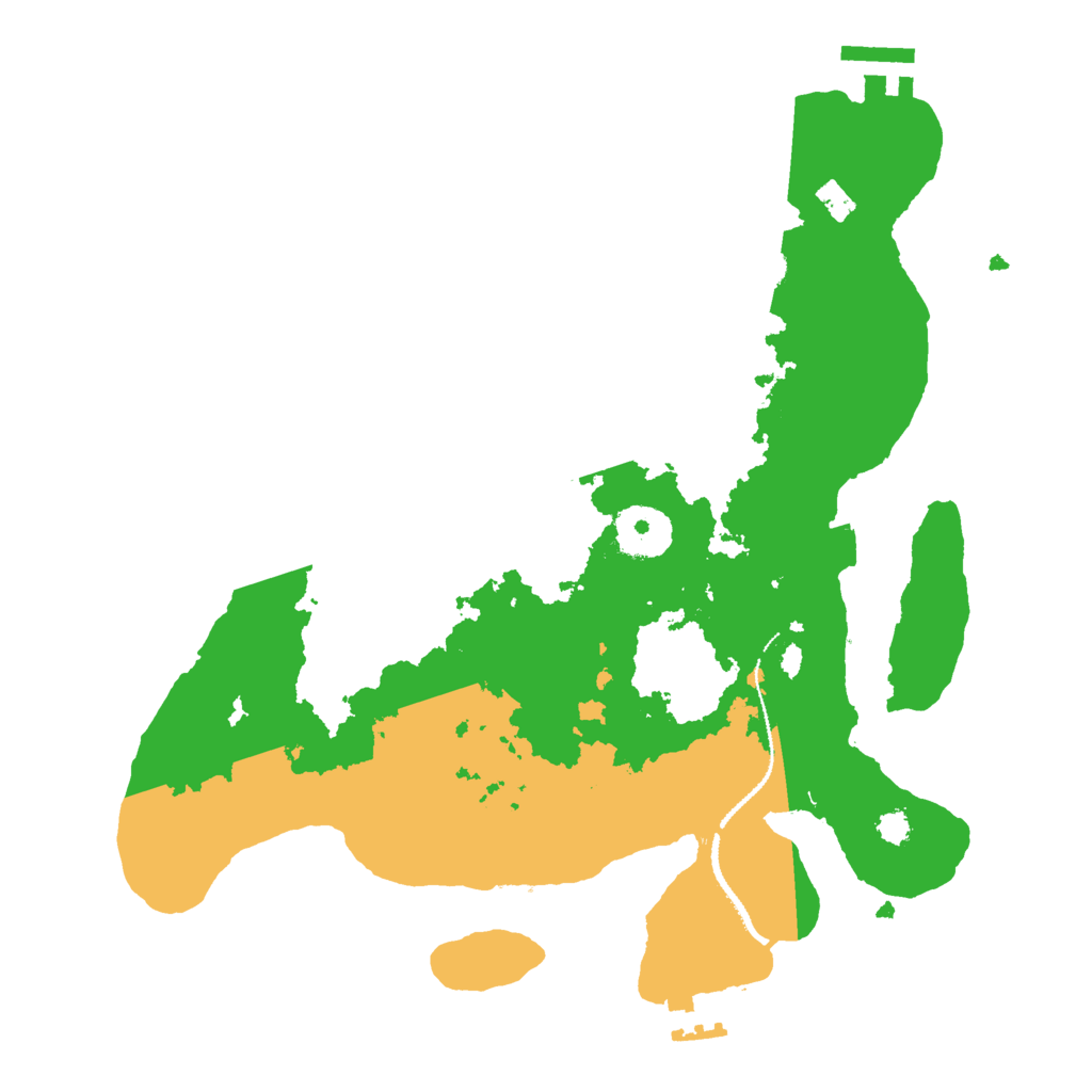 Biome Rust Map: Procedural Map, Size: 3000, Seed: 8914