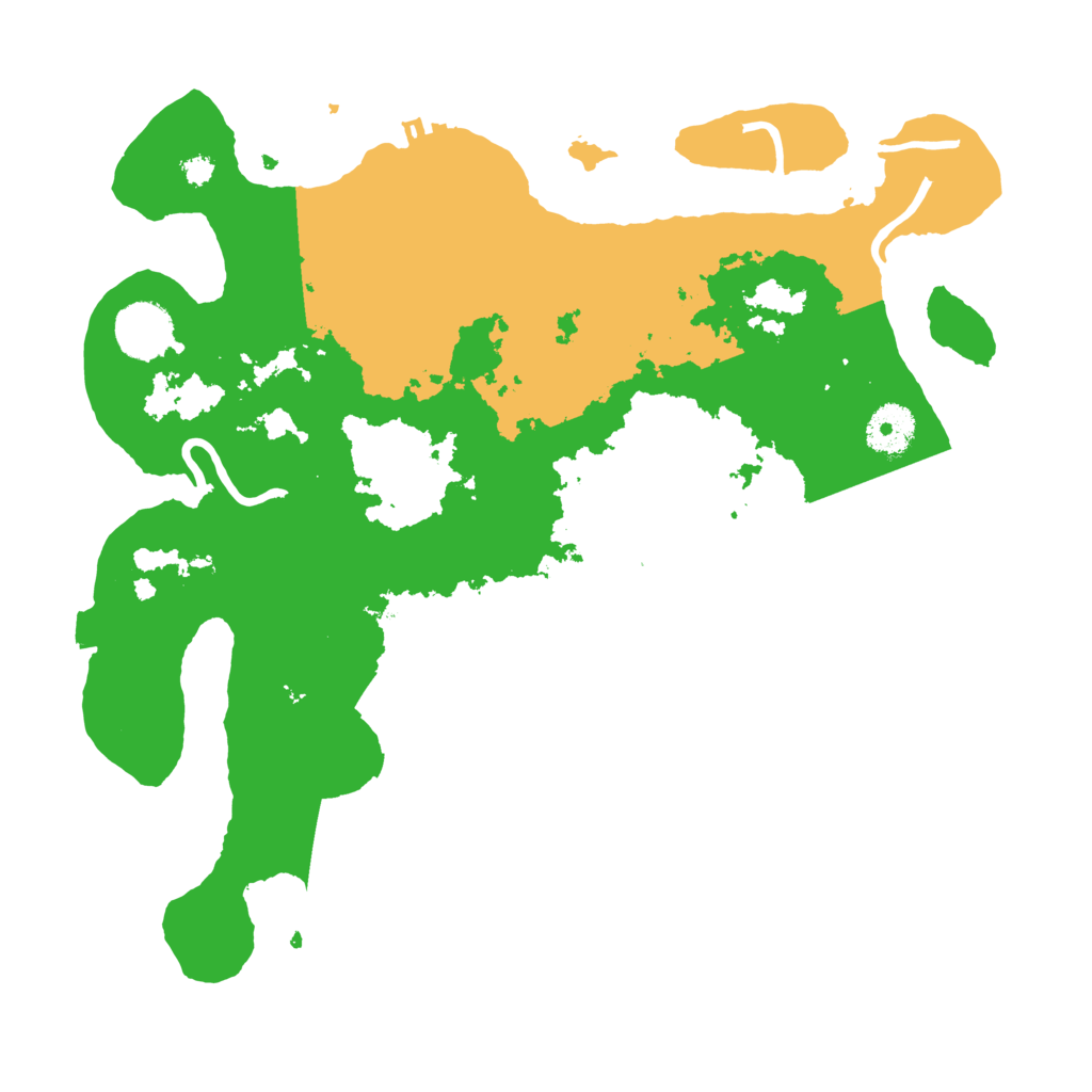 Biome Rust Map: Procedural Map, Size: 3400, Seed: 4104403