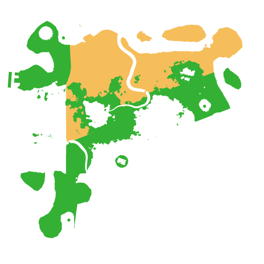 Biome Rust Map: Procedural Map, Size: 3400, Seed: 4104403