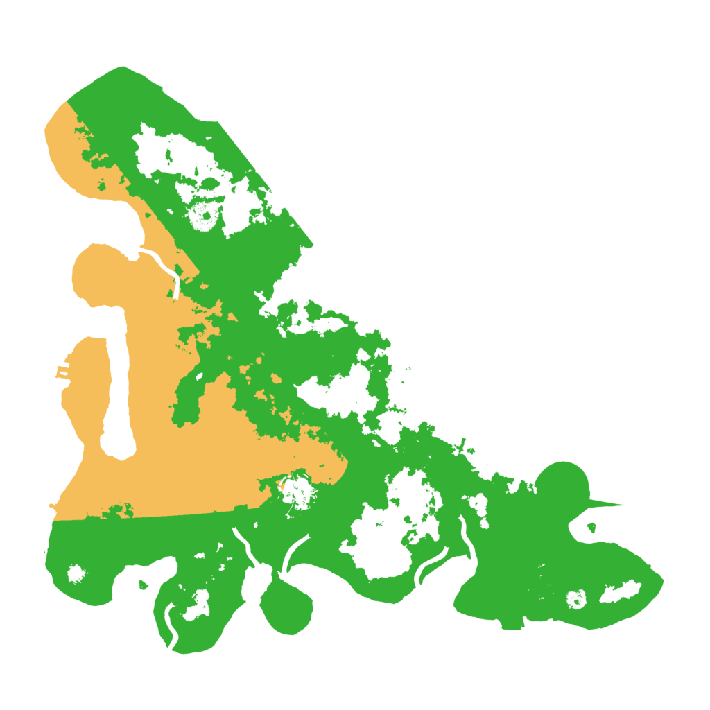 Biome Rust Map: Procedural Map, Size: 3650, Seed: 84825144