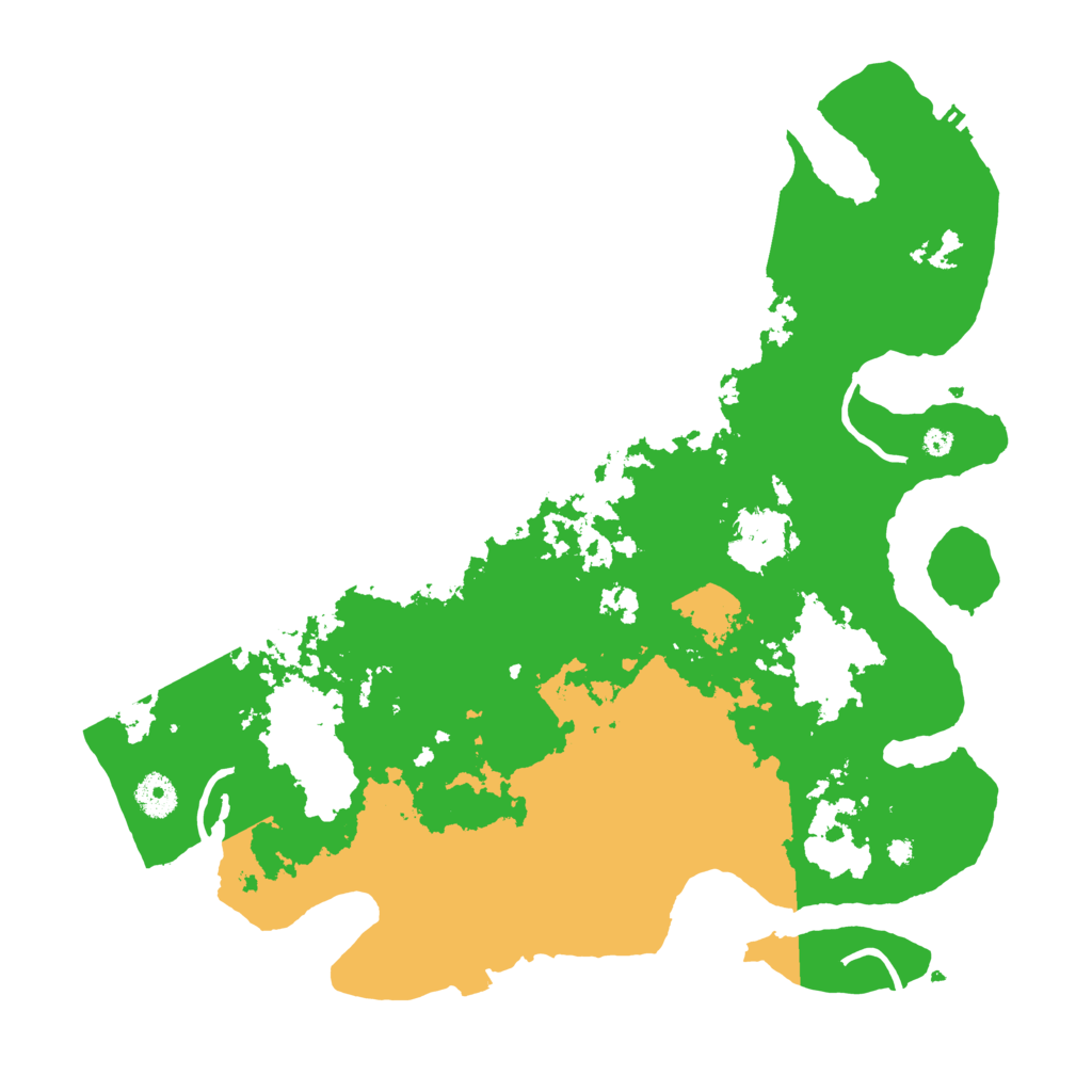 Biome Rust Map: Procedural Map, Size: 3900, Seed: 85772651