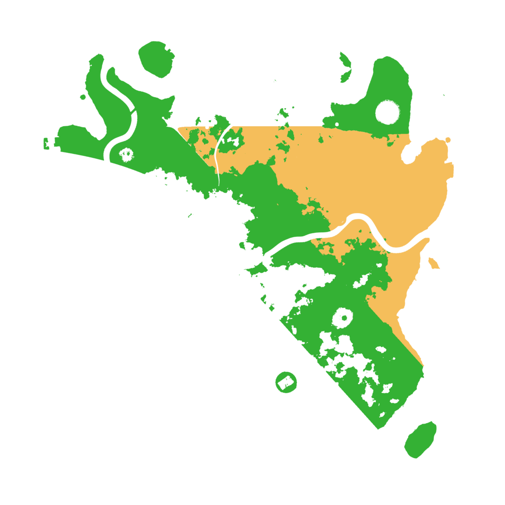Biome Rust Map: Procedural Map, Size: 3800, Seed: 80398403