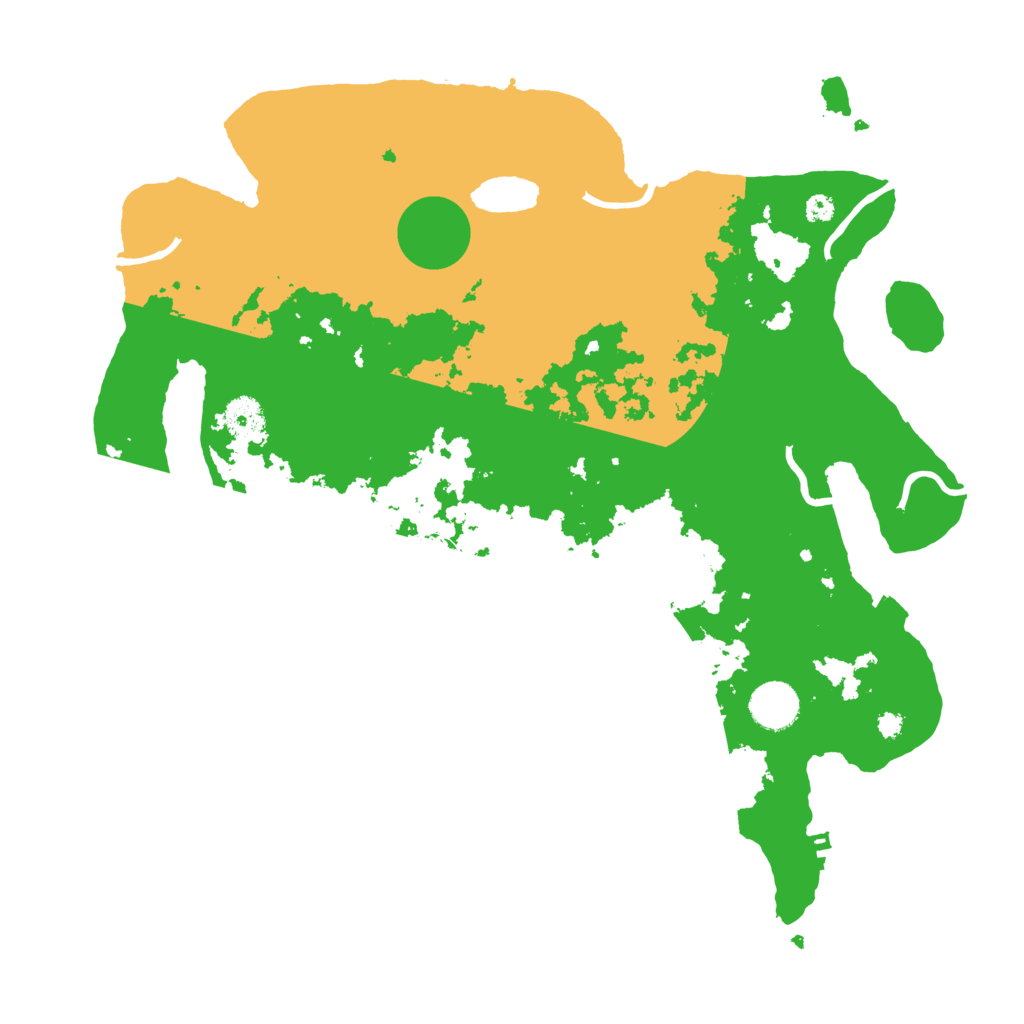 Biome Rust Map: Procedural Map, Size: 3700, Seed: 30321373