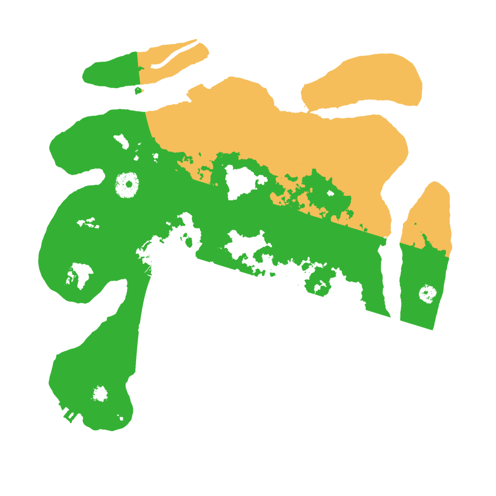 Biome Rust Map: Procedural Map, Size: 3000, Seed: 72555