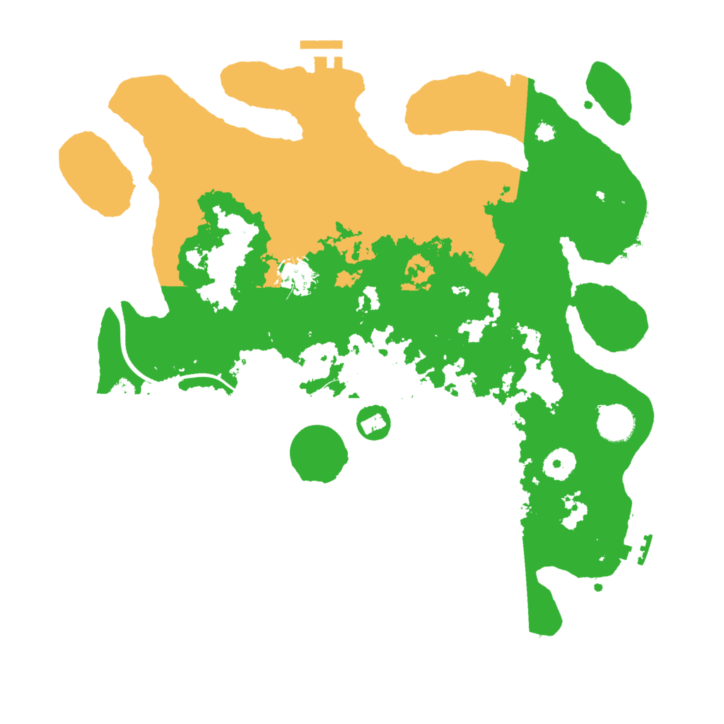 Biome Rust Map: Procedural Map, Size: 3450, Seed: 43960055