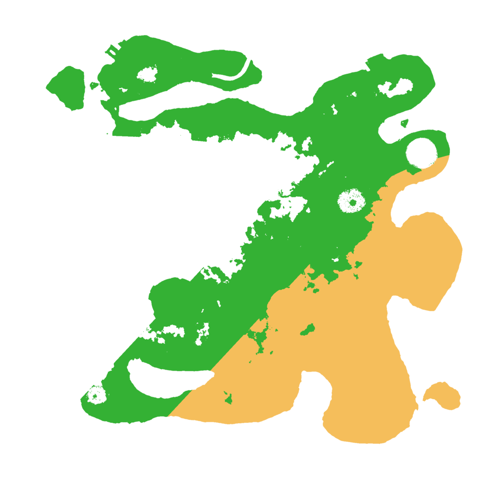 Biome Rust Map: Procedural Map, Size: 3000, Seed: 23865