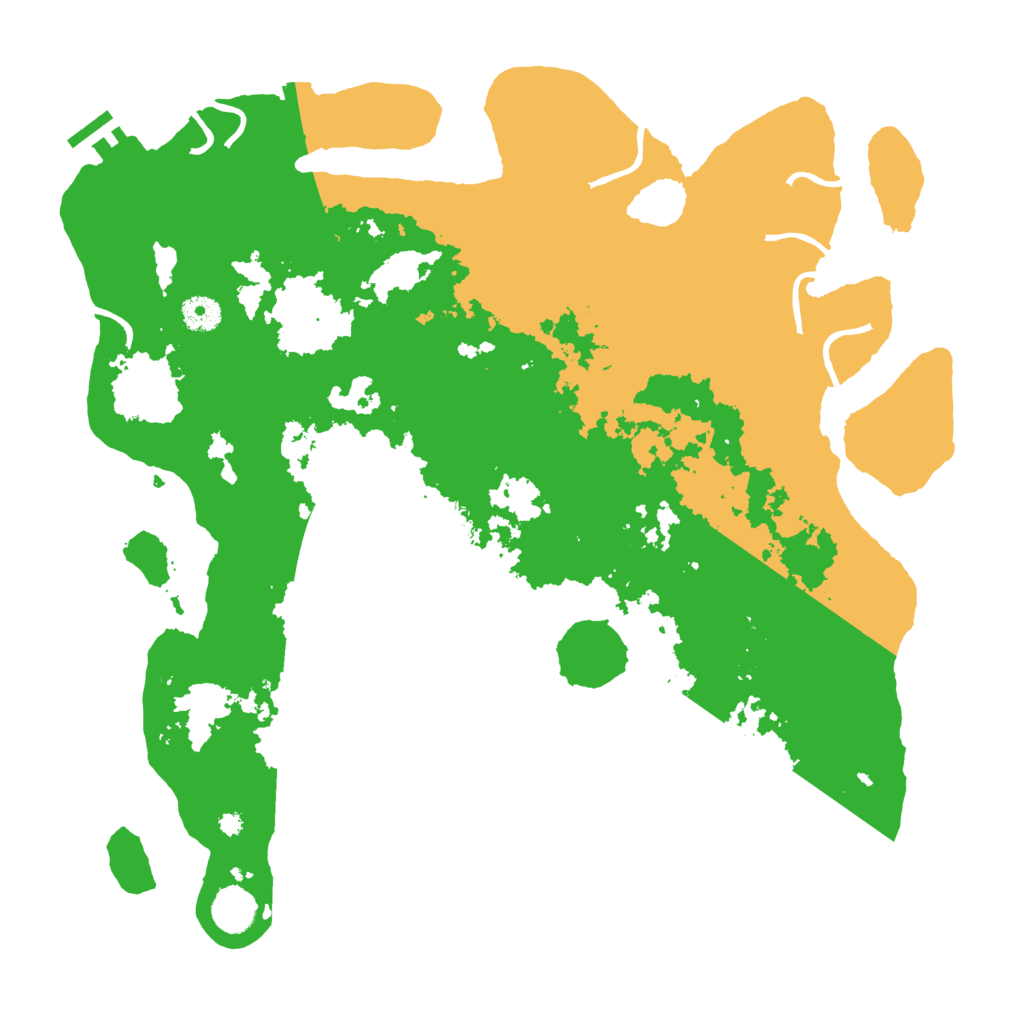 Biome Rust Map: Procedural Map, Size: 4100, Seed: 41444316