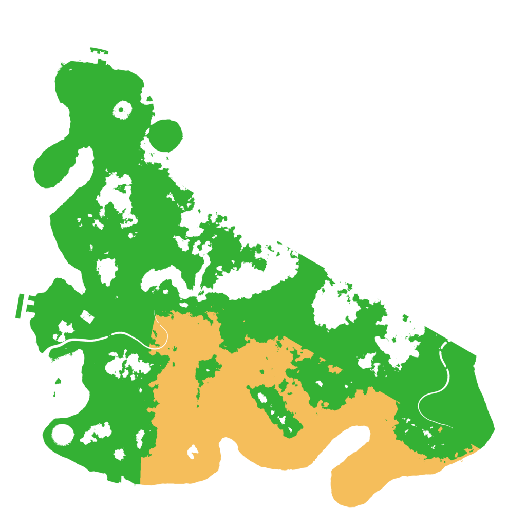 Biome Rust Map: Procedural Map, Size: 4300, Seed: 2330884