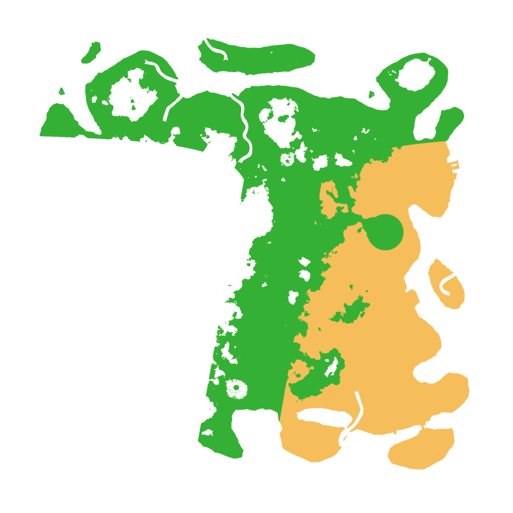 Biome Rust Map: Procedural Map, Size: 3750, Seed: 18978109