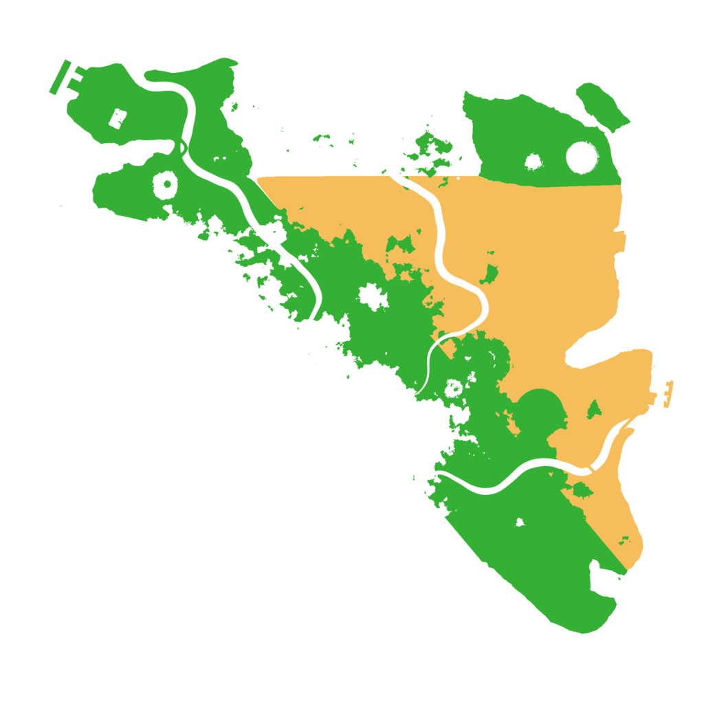 Biome Rust Map: Procedural Map, Size: 3900, Seed: 4987204
