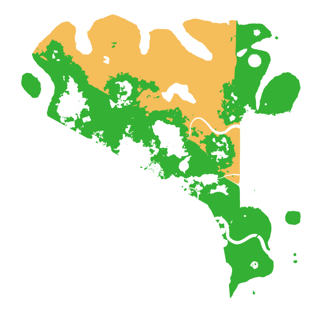 Biome Rust Map: Procedural Map, Size: 4300, Seed: 2334