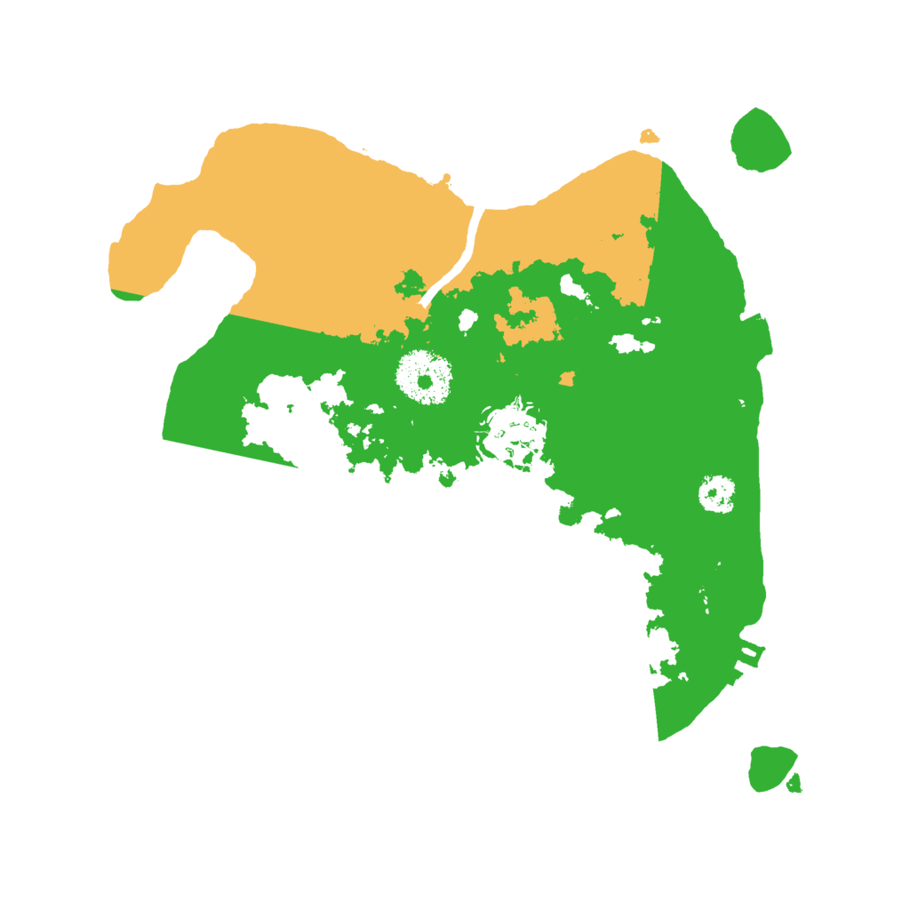 Biome Rust Map: Procedural Map, Size: 2500, Seed: 123949749