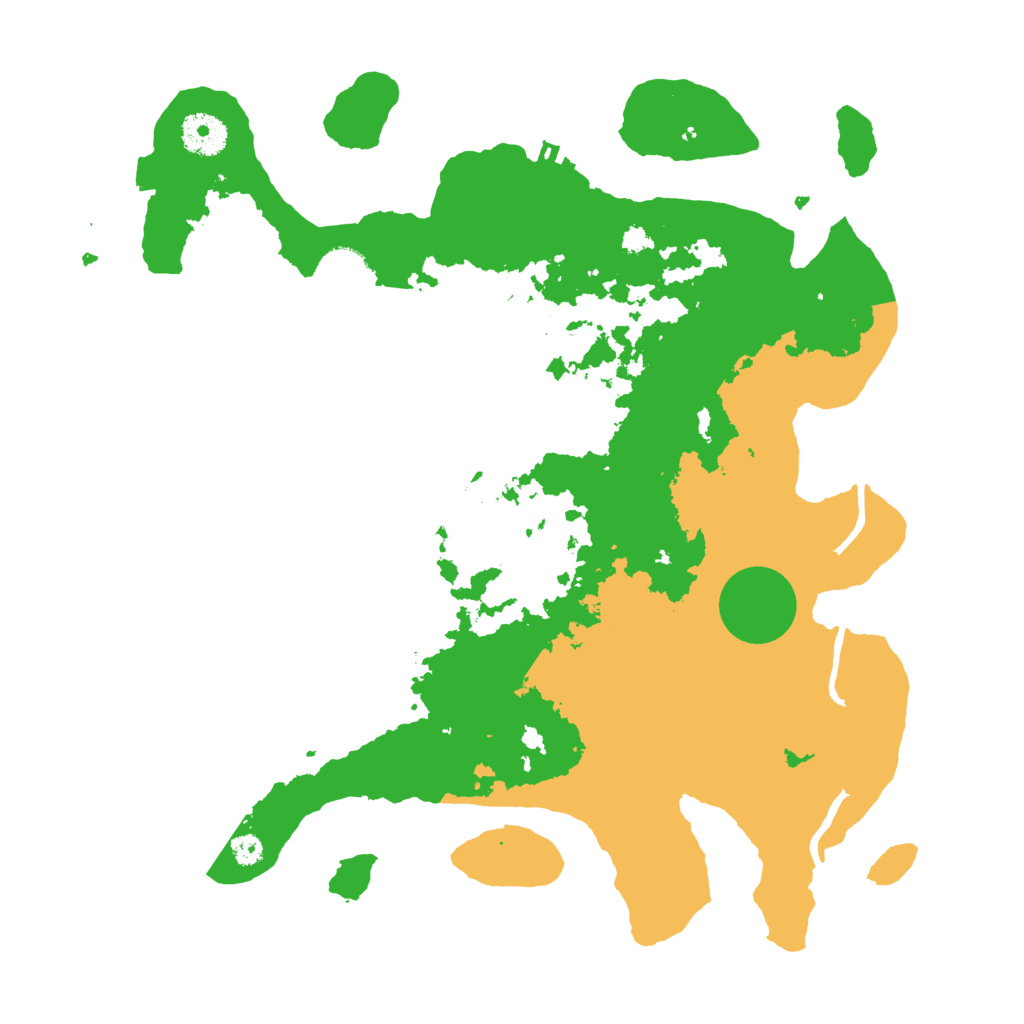 Biome Rust Map: Procedural Map, Size: 3500, Seed: 506833557