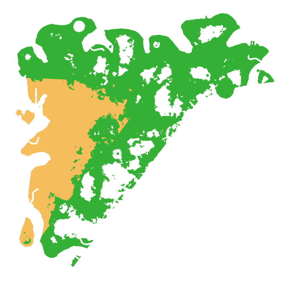 Biome Rust Map: Procedural Map, Size: 4500, Seed: 1330391808