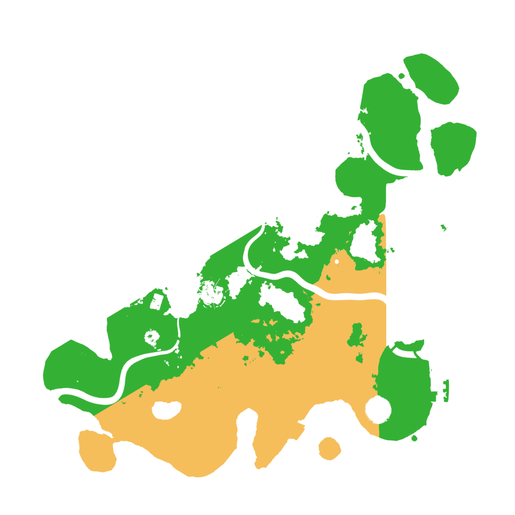 Biome Rust Map: Procedural Map, Size: 3500, Seed: 1755558500