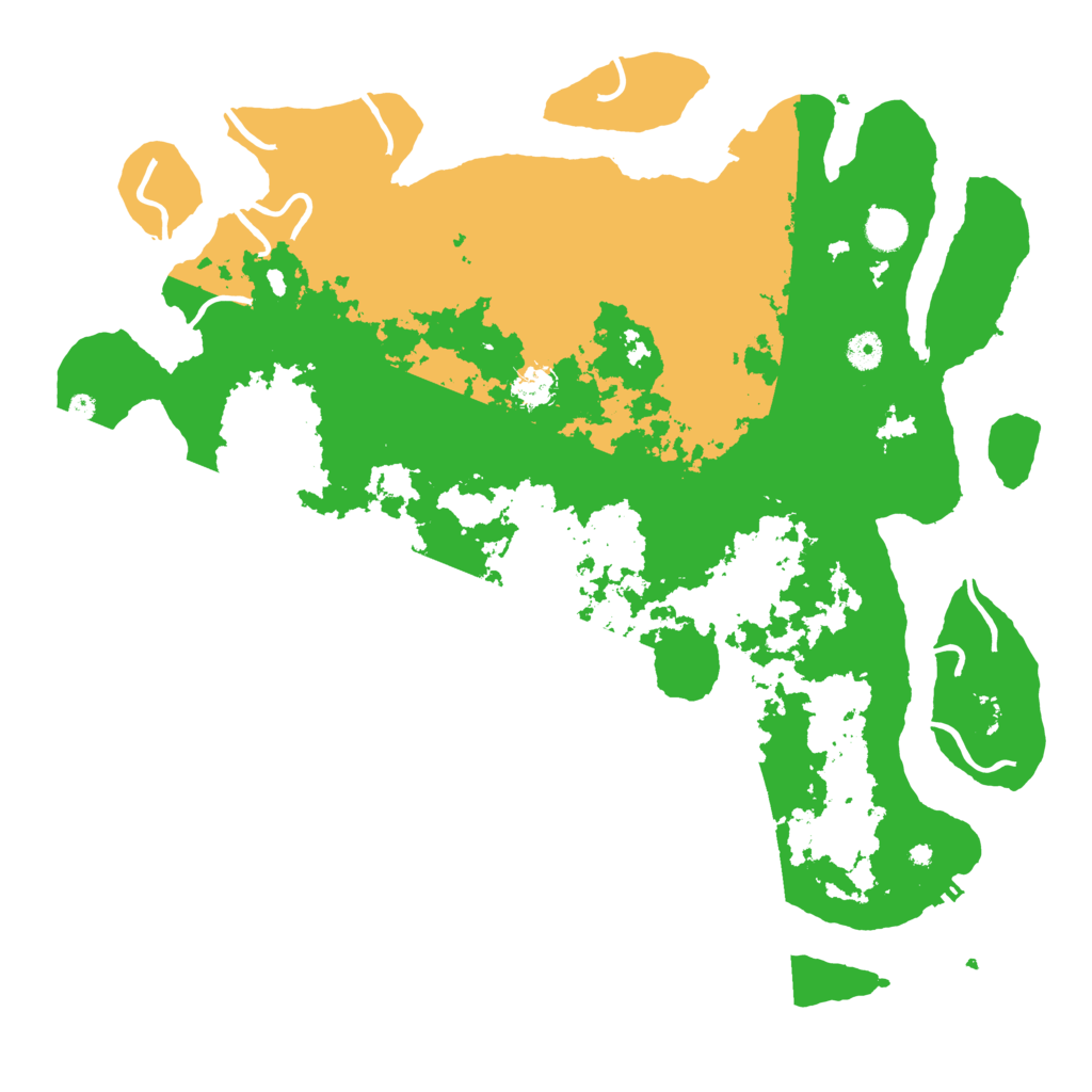 Biome Rust Map: Procedural Map, Size: 4500, Seed: 310357644
