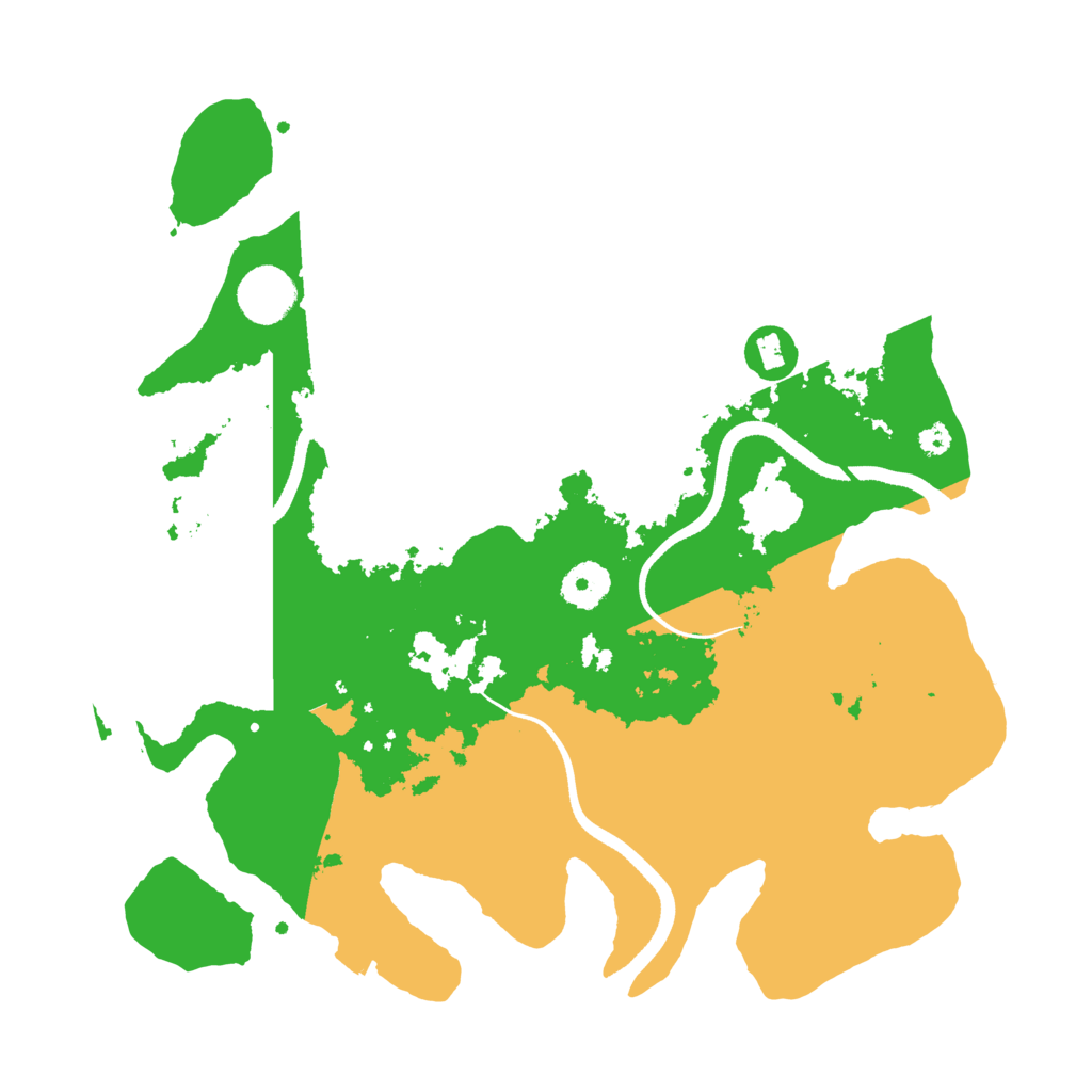 Biome Rust Map: Procedural Map, Size: 3500, Seed: 1426235942