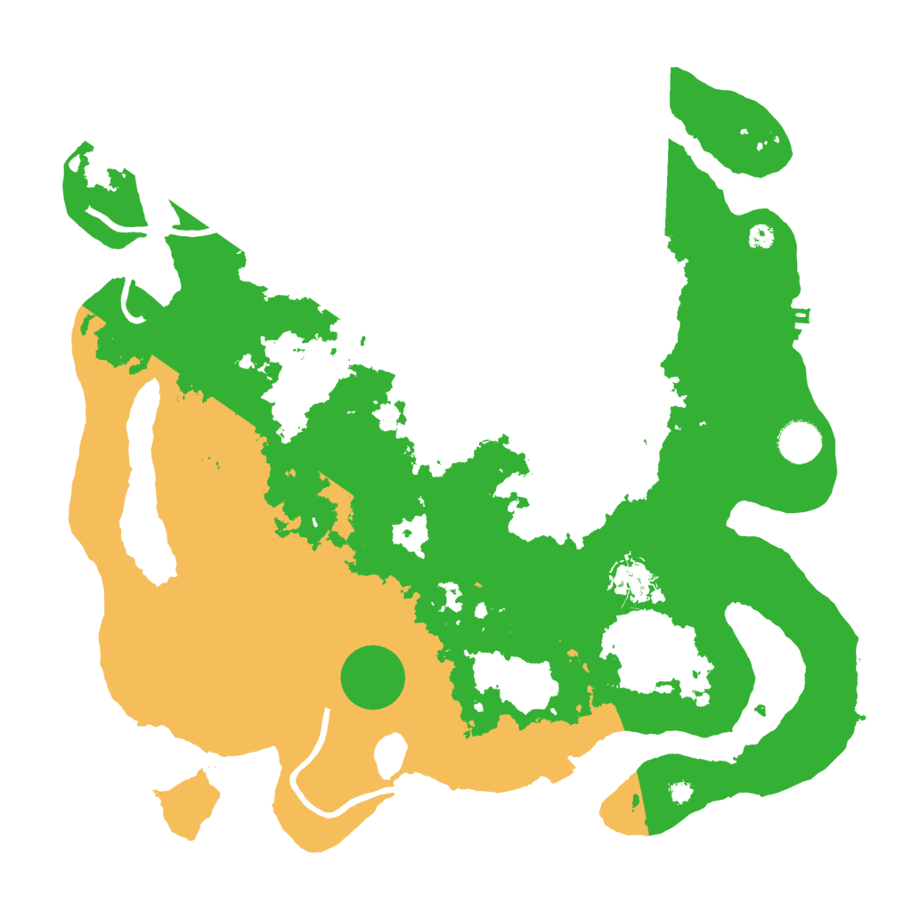 Biome Rust Map: Procedural Map, Size: 3750, Seed: 96411451