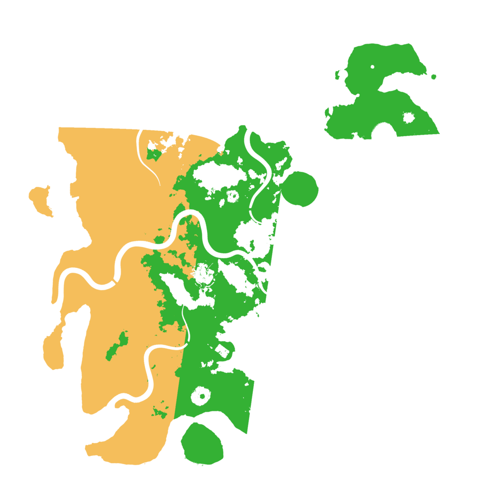 Biome Rust Map: Procedural Map, Size: 3950, Seed: 30917136