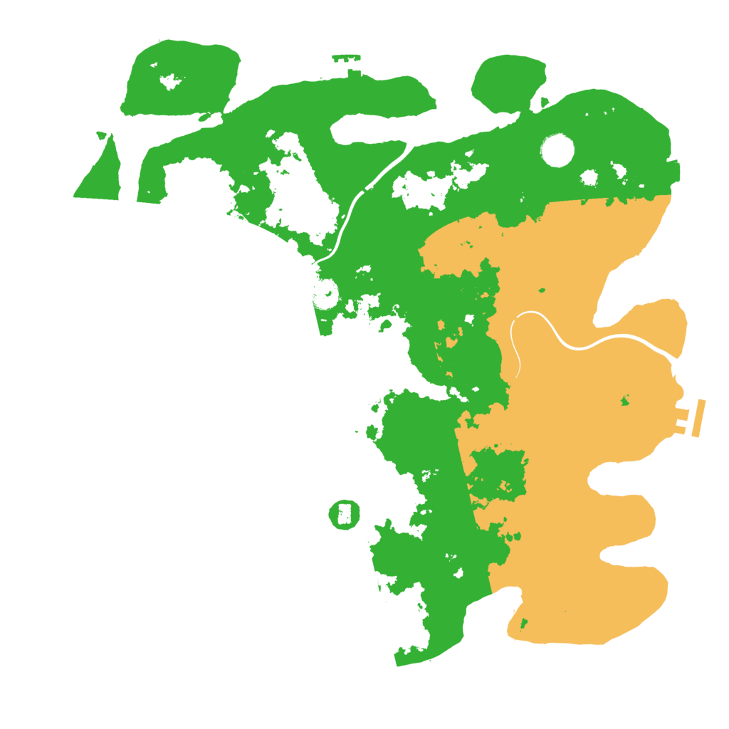 Biome Rust Map: Procedural Map, Size: 3900, Seed: 91826203