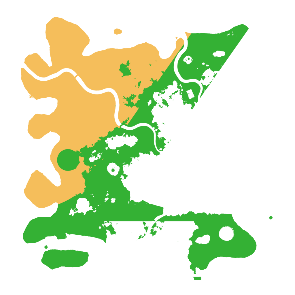 Biome Rust Map: Procedural Map, Size: 3600, Seed: 14122119