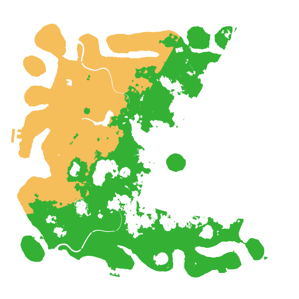 Biome Rust Map: Procedural Map, Size: 4400, Seed: 3232025