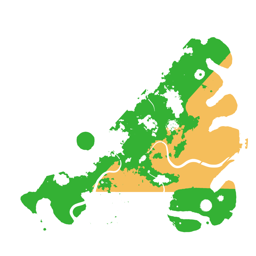 Biome Rust Map: Procedural Map, Size: 3800, Seed: 25645616