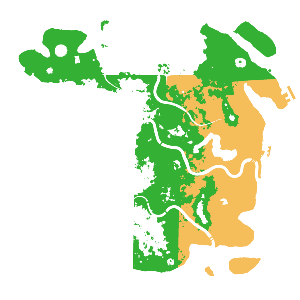 Biome Rust Map: Procedural Map, Size: 4250, Seed: 470238292