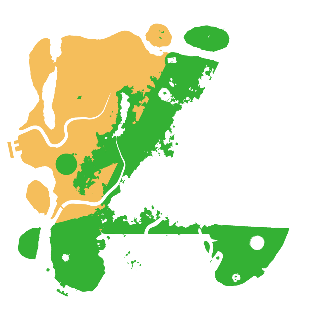 Biome Rust Map: Procedural Map, Size: 3850, Seed: 78456006