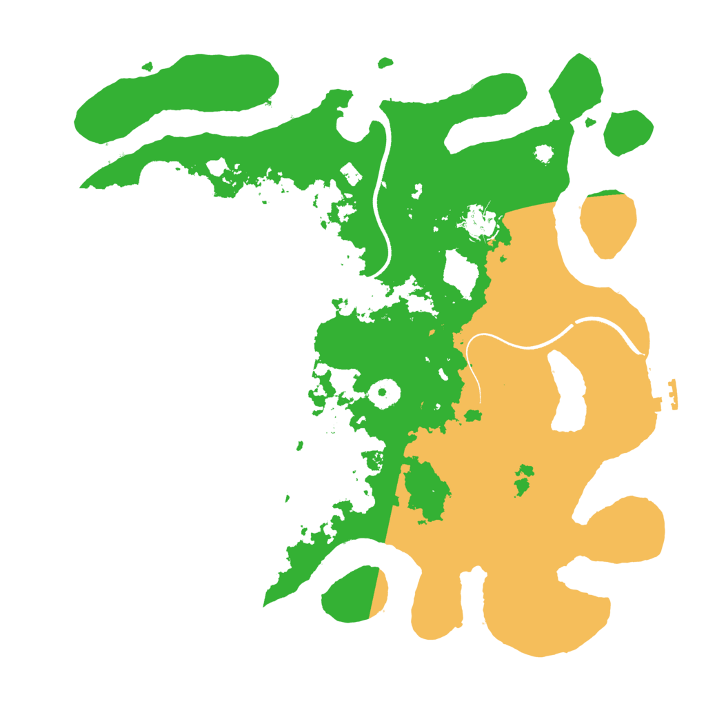 Biome Rust Map: Procedural Map, Size: 3500, Seed: 1099177915