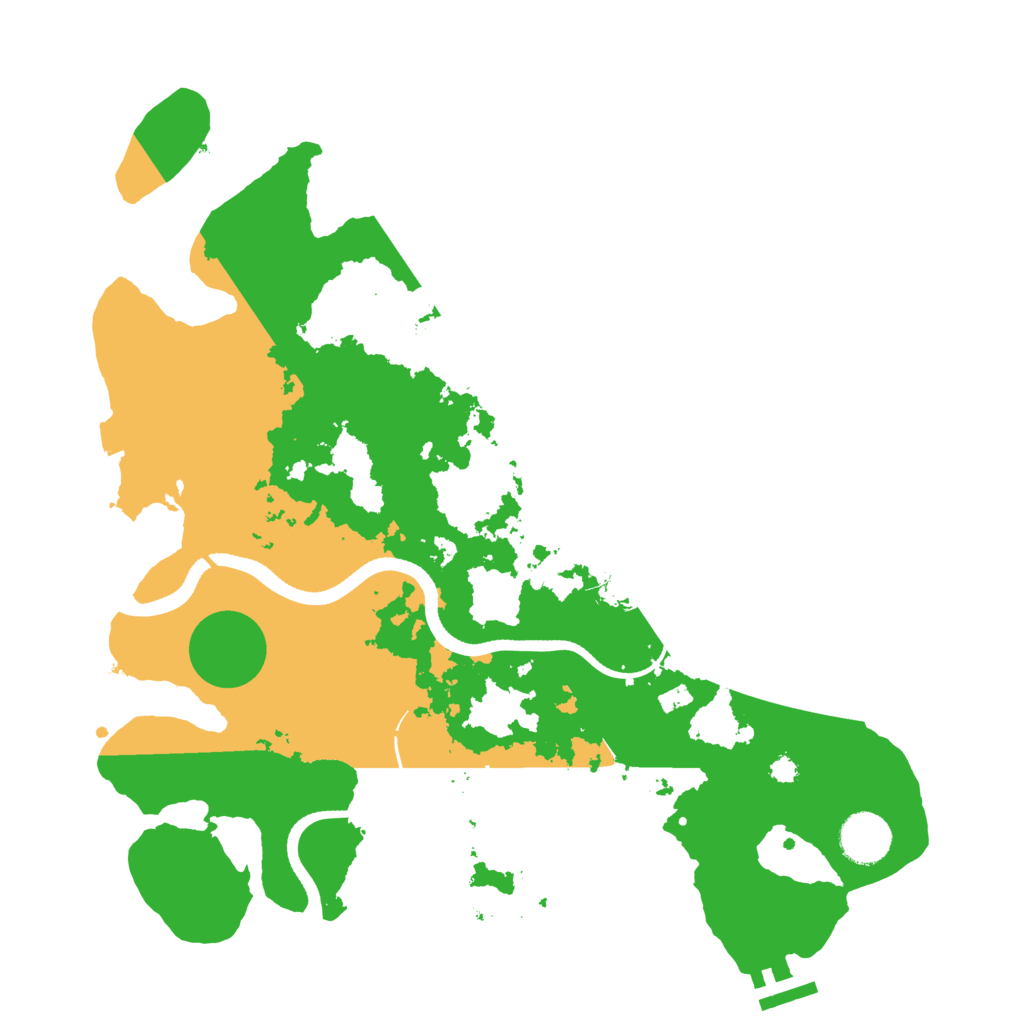 Biome Rust Map: Procedural Map, Size: 3500, Seed: 712258169