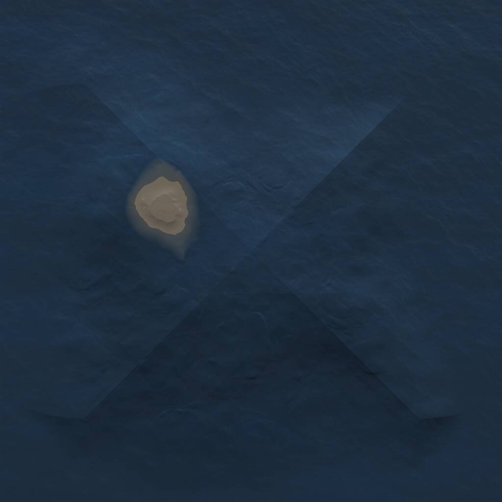 Rust Map: Procedural Map, Size: 1000, Seed: 632, 1 Monuments