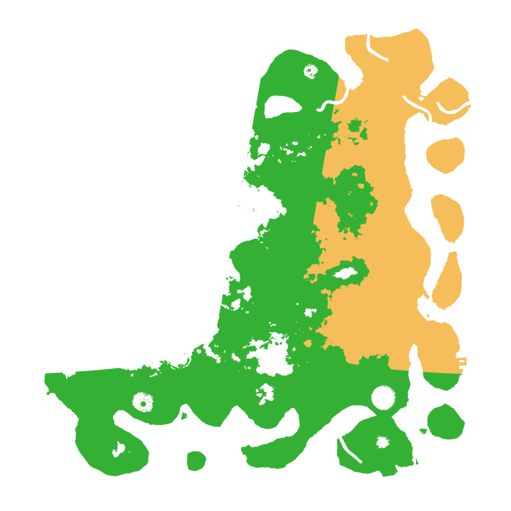 Biome Rust Map: Procedural Map, Size: 3800, Seed: 71707030