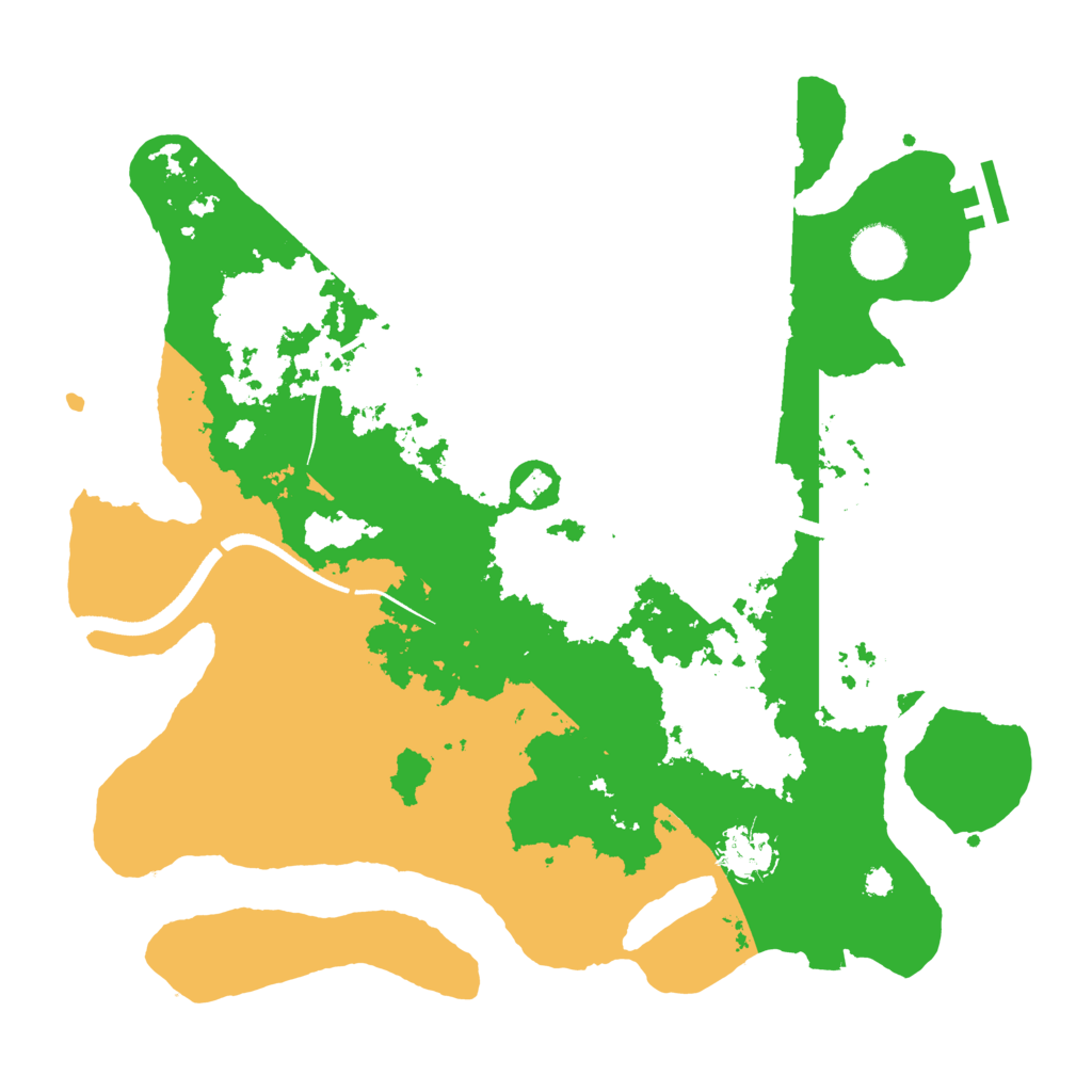 Biome Rust Map: Procedural Map, Size: 3500, Seed: 1940017802