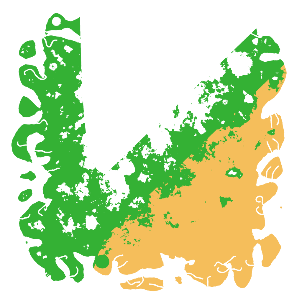 Biome Rust Map: Procedural Map, Size: 6000, Seed: 55329840