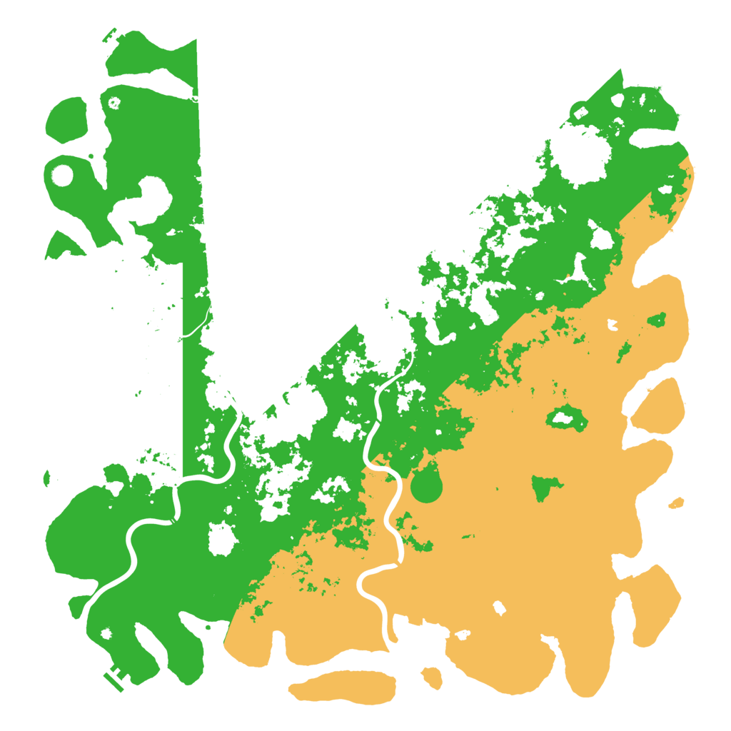 Biome Rust Map: Procedural Map, Size: 6000, Seed: 55329840