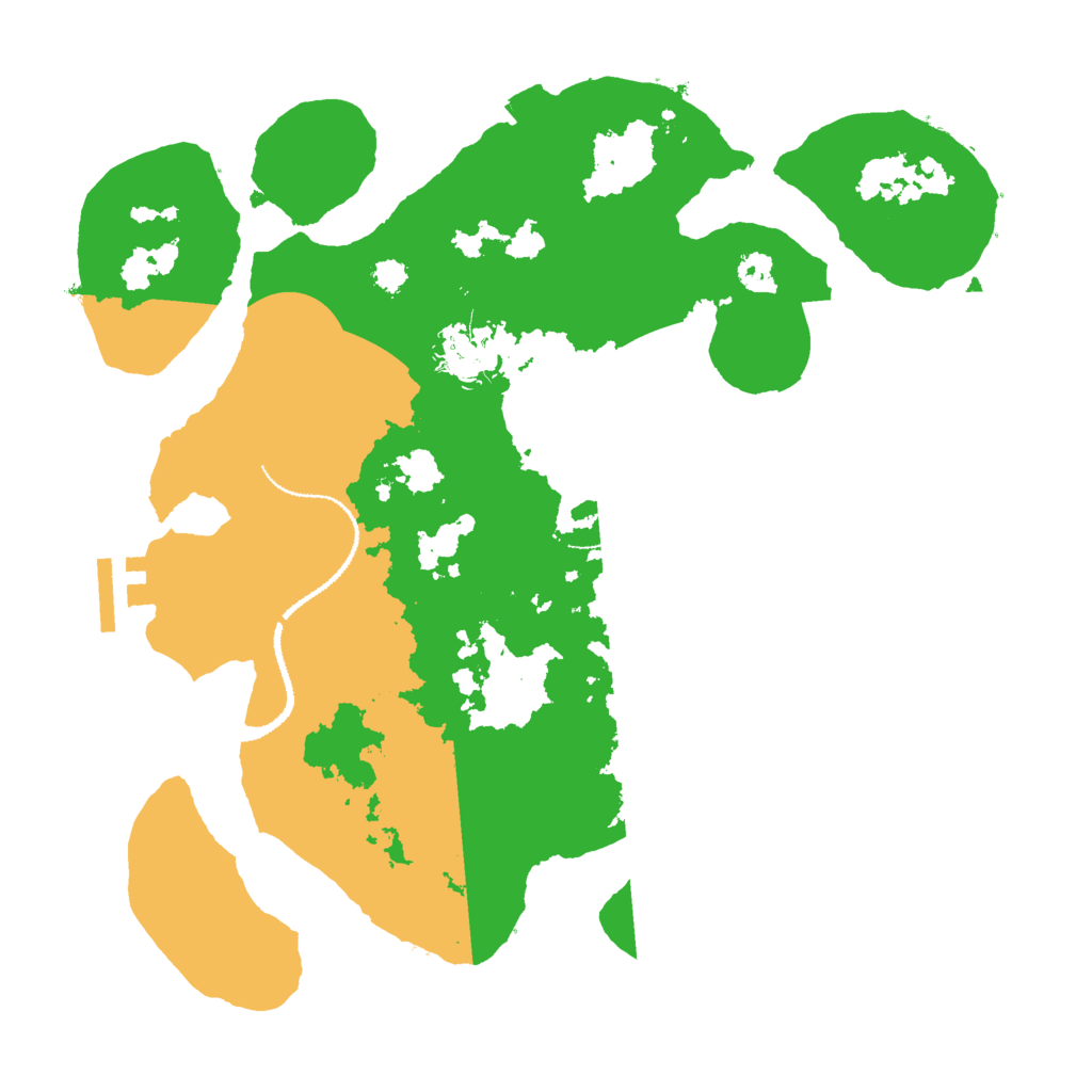 Biome Rust Map: Procedural Map, Size: 3000, Seed: 72486174