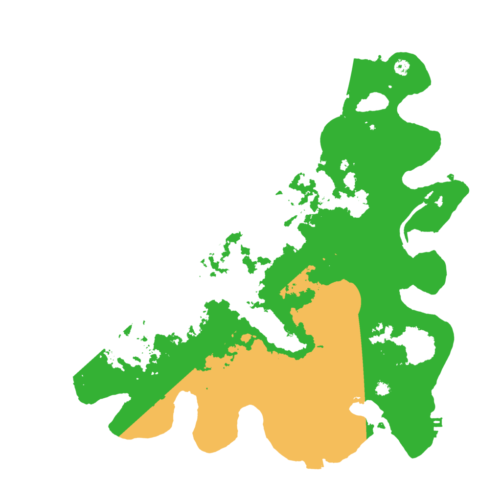 Biome Rust Map: Procedural Map, Size: 3350, Seed: 592301008