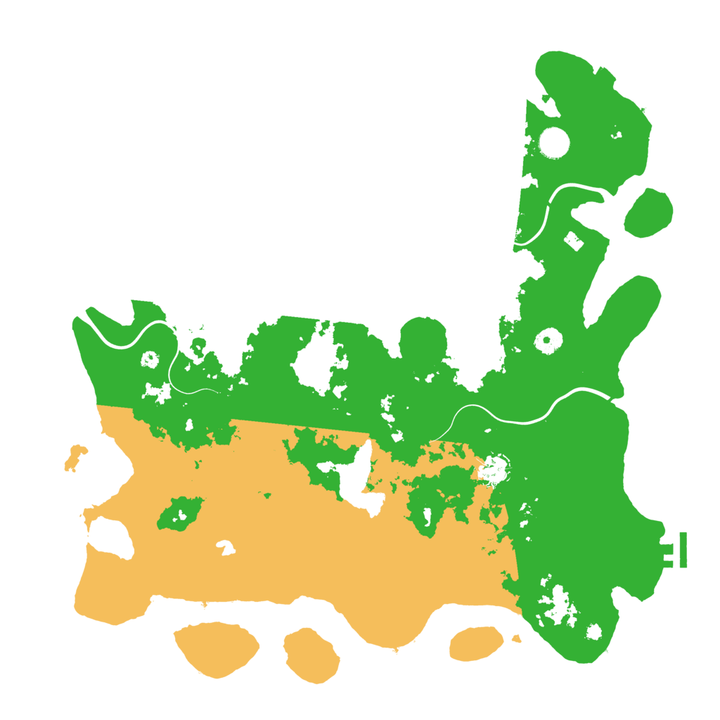 Biome Rust Map: Procedural Map, Size: 4096, Seed: 224201210