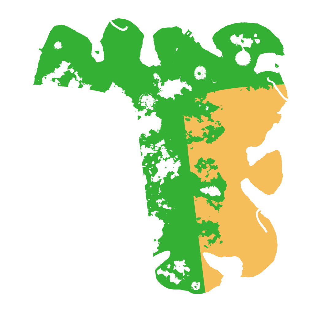 Biome Rust Map: Procedural Map, Size: 3700, Seed: 33026780