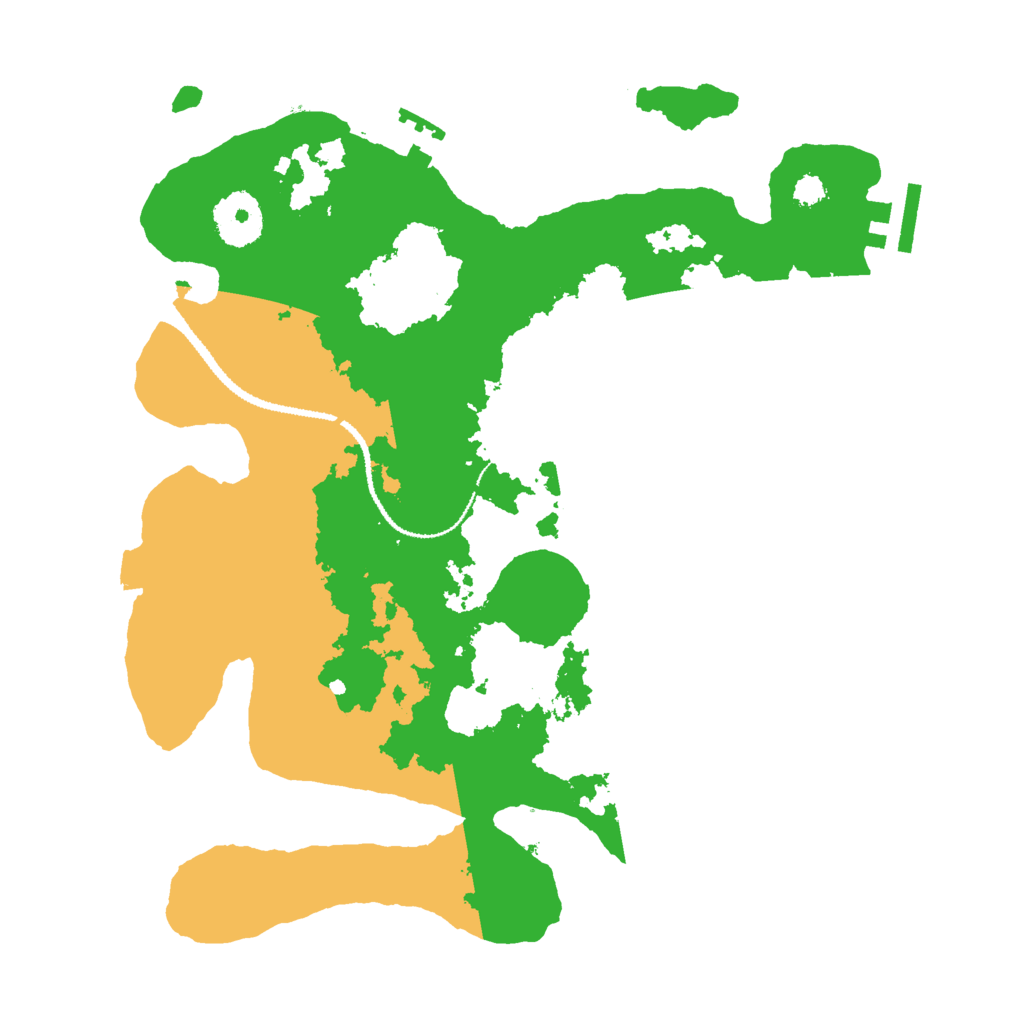 Biome Rust Map: Procedural Map, Size: 3000, Seed: 1134925183