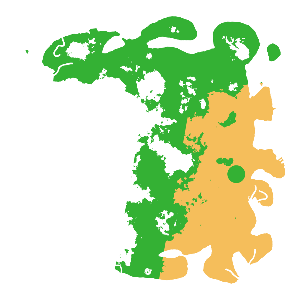 Biome Rust Map: Procedural Map, Size: 4500, Seed: 7108526