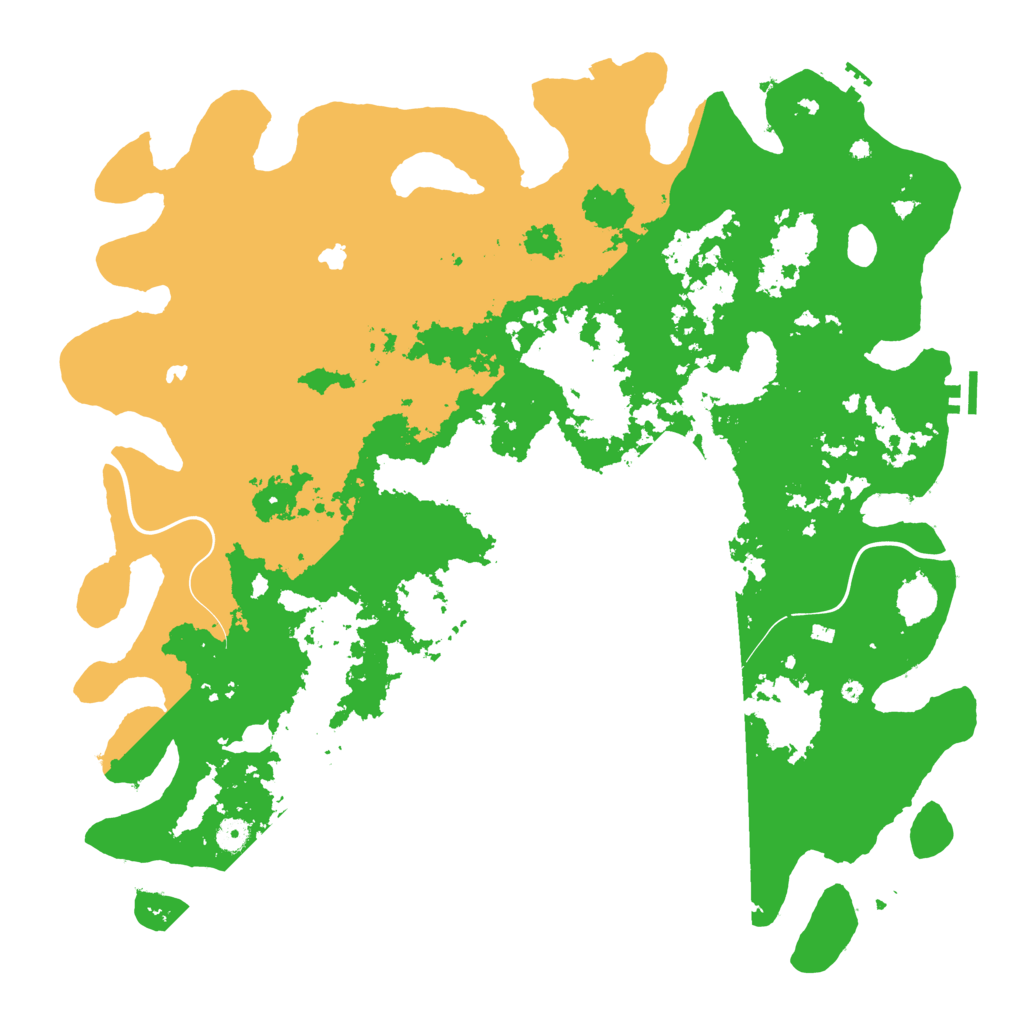 Biome Rust Map: Procedural Map, Size: 4800, Seed: 1735584078