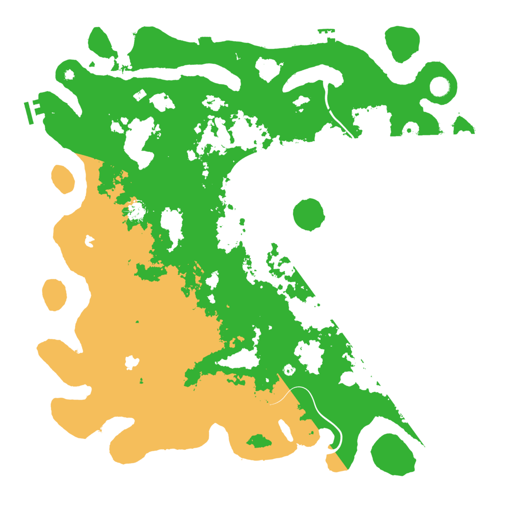 Biome Rust Map: Procedural Map, Size: 4500, Seed: 1493268